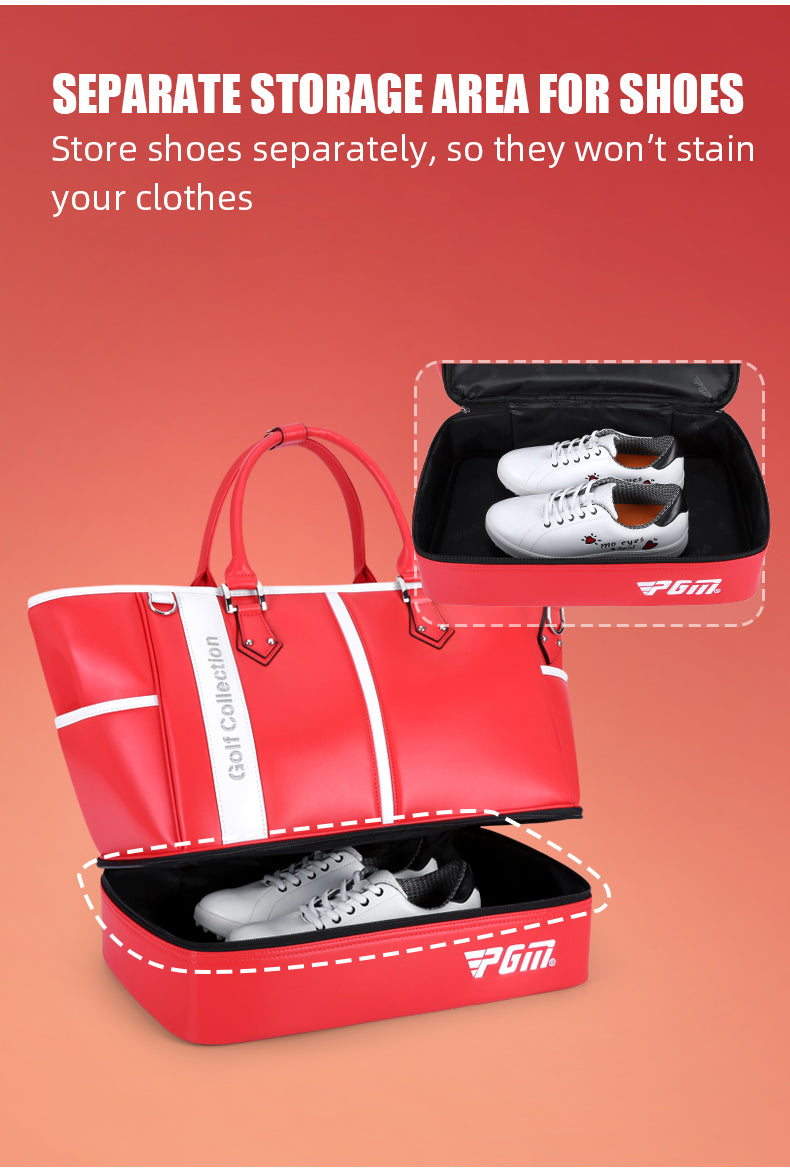 PGM YWB040 boston golf clothing sport bag lady microfiber waterproof carrier golf boston bag