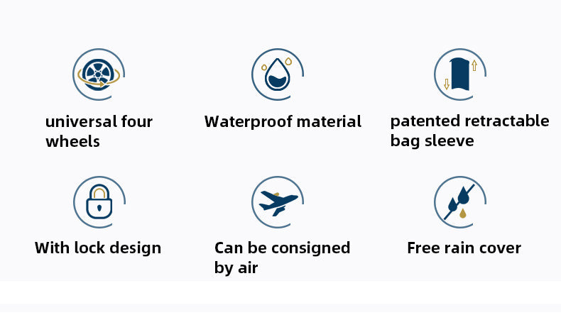 PGM QB098 golf club travel bag TPU waterproof custom logo golf bag with wheel