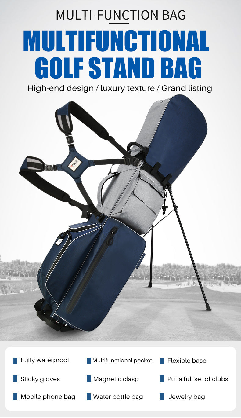 PGM QB070 nylon golf bag sunday lightweight waterproof golf stand bag