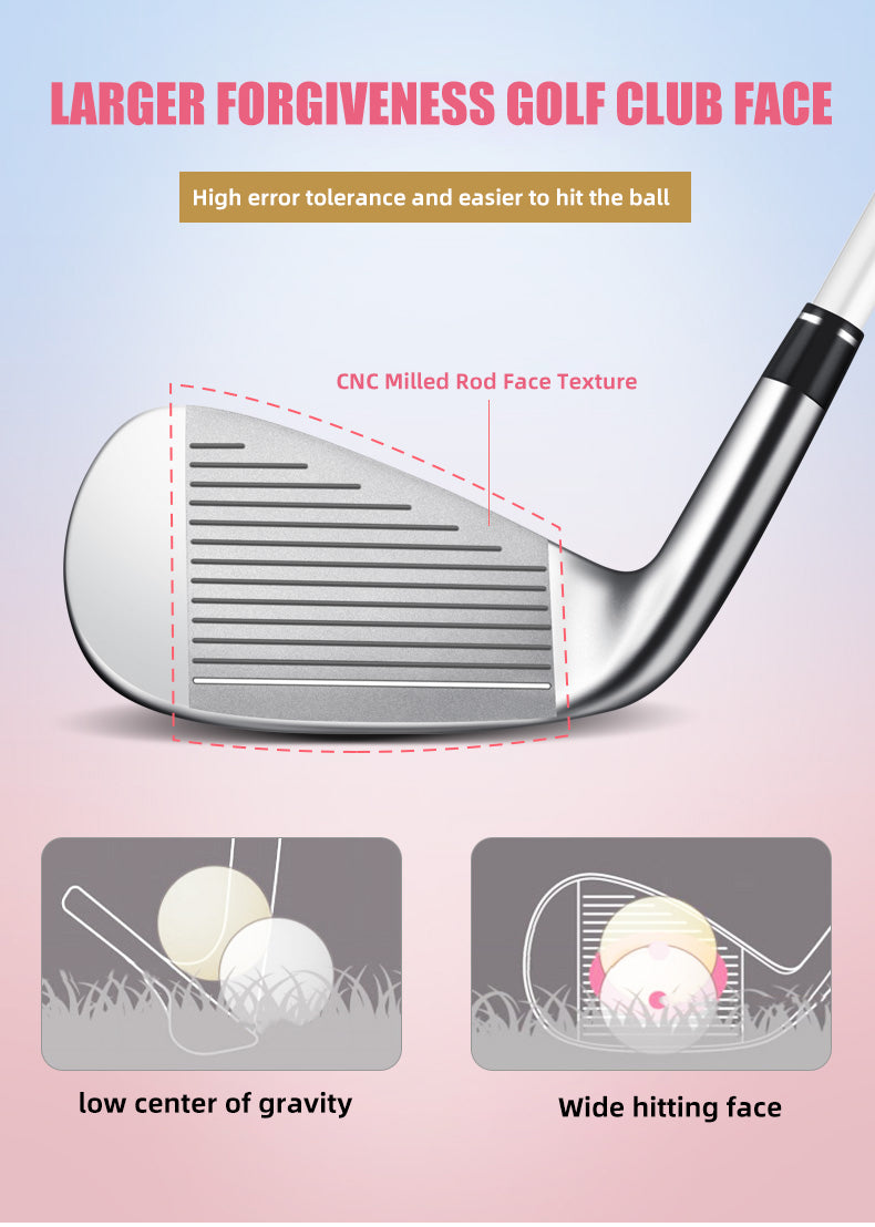 PGM TIG038 cnc milled golf irons ladies stainless steel 431 golf iron
