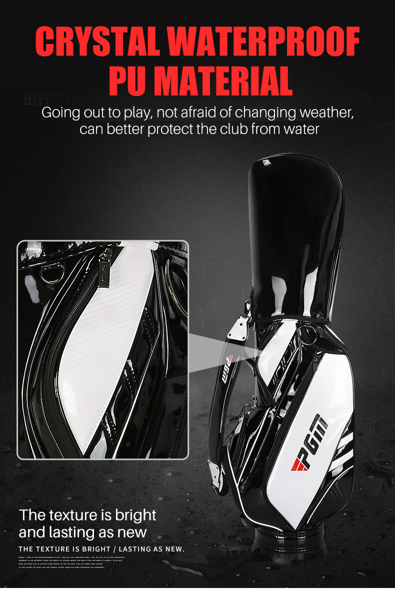 PGM QB080 brand name golf club bag waterproof PU leather golf cart bag