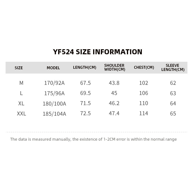 PGM YF524 mens winter jacket golf clothing heated grey golf jackets