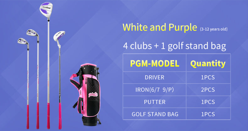 PGM JRTG004 RIO Series Colorful Children Junior Golf Club Set Hot sale