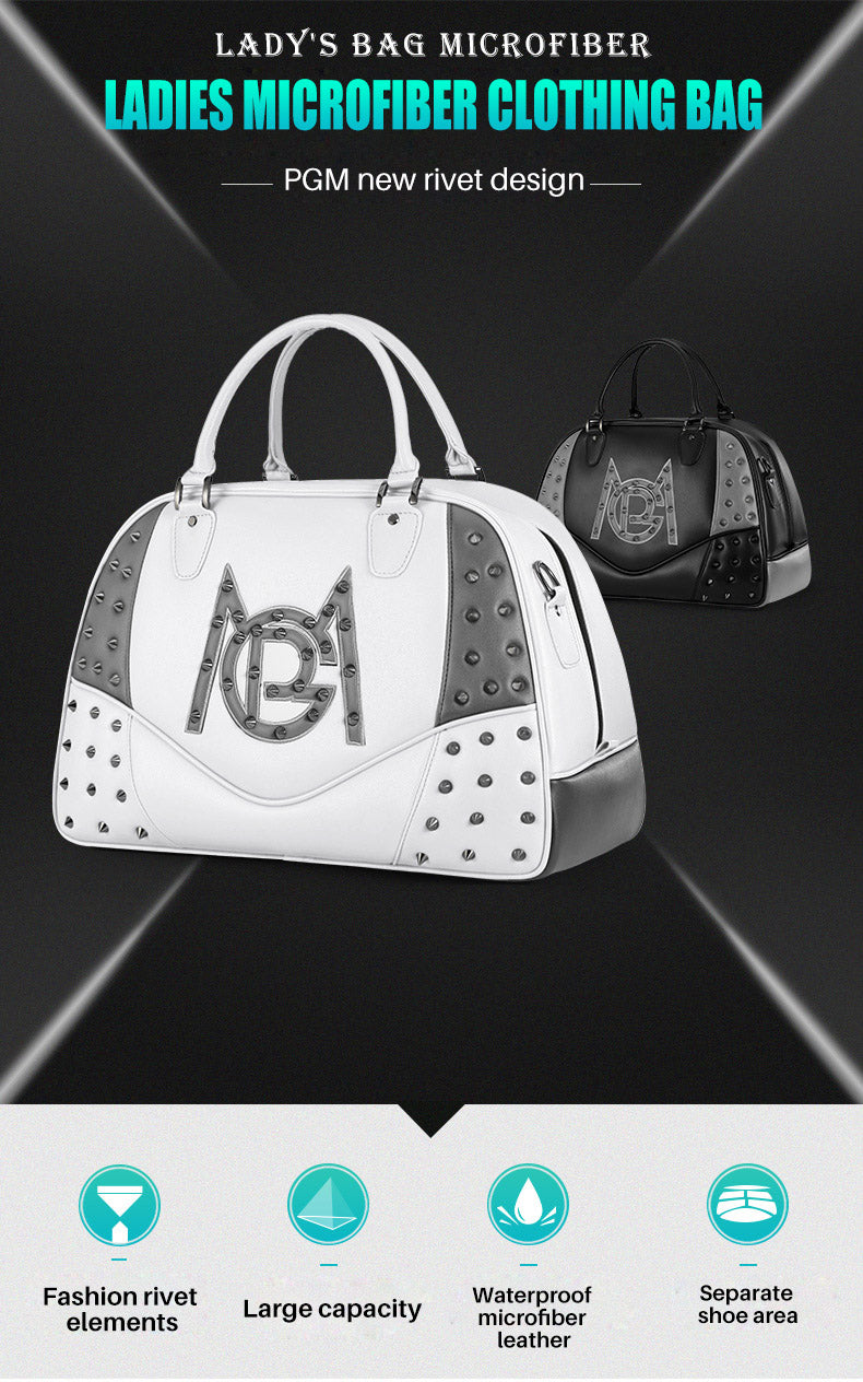 PGM YWB032 oem large womens golf boston bags with rivet