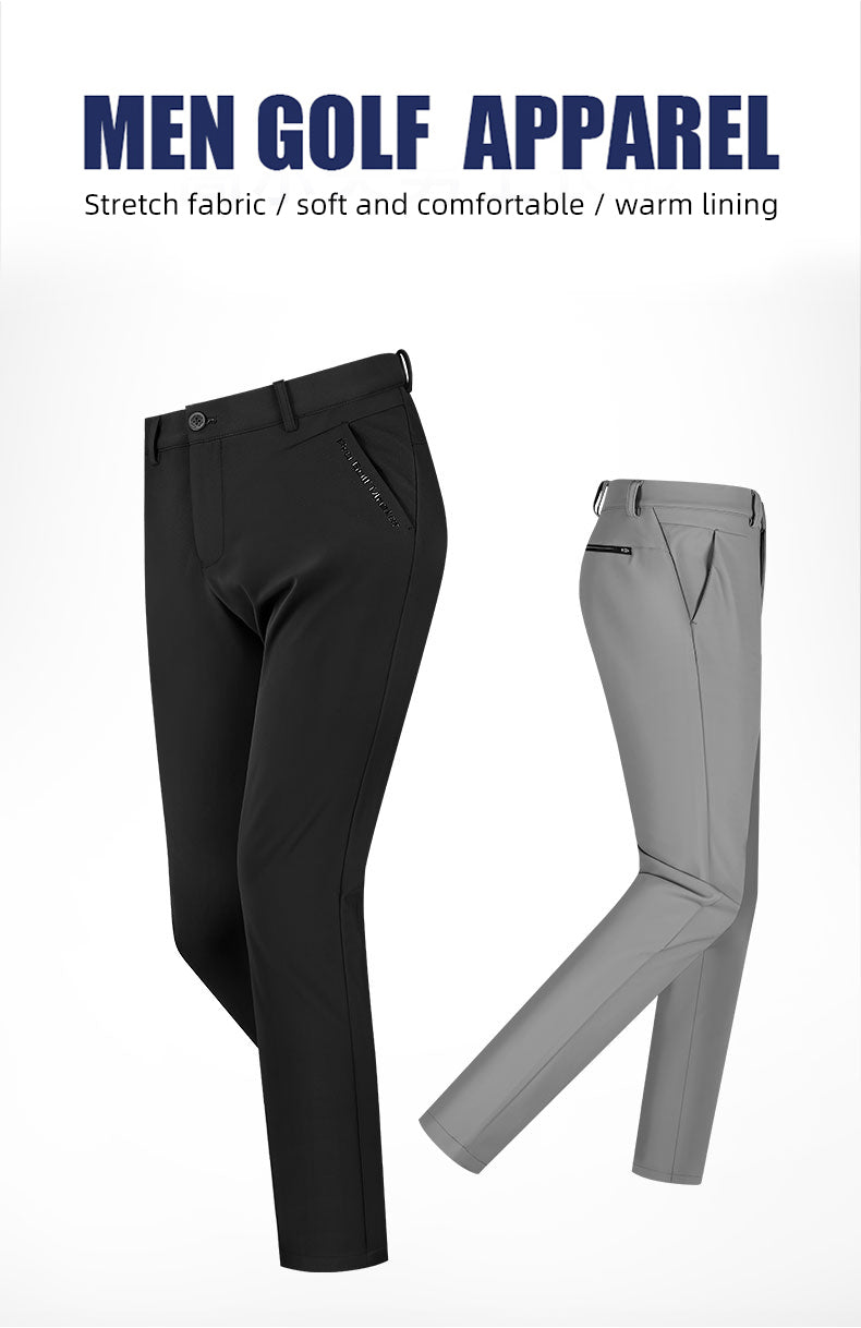 PGM KUZ138 absorb heat winter golf pants mens stretch high elastic golf pants