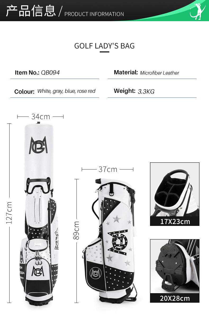 PGM QB094 high quality golf club carrier bag quality waterproof golf stand bags