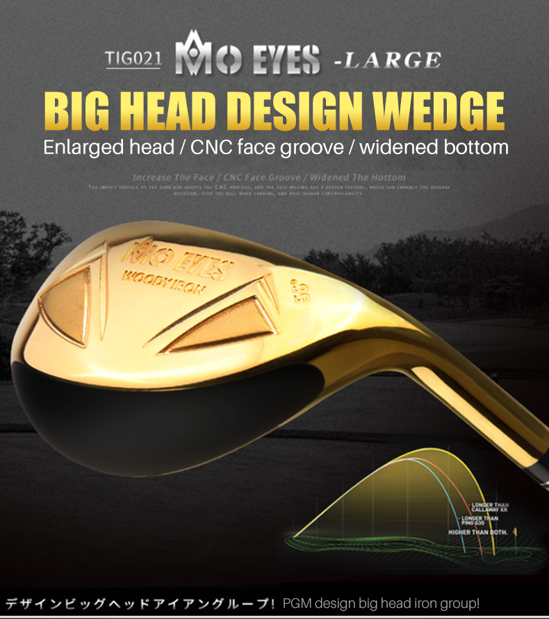 MO EYES Tig021 high performance gold golf irons custom cnc forged mens golf club