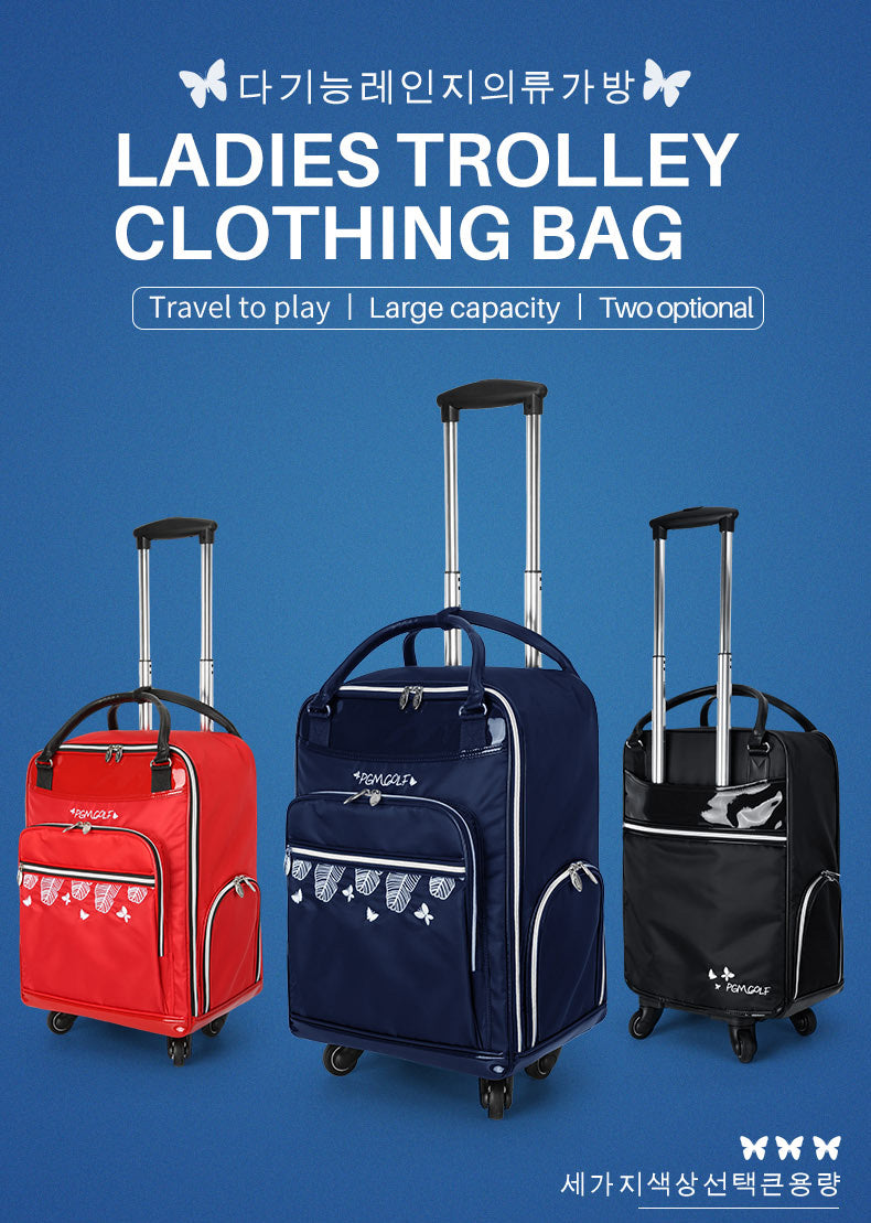 PGM YWB027 2021 Women golf boston Bag with the wheels Golf Travel Bag