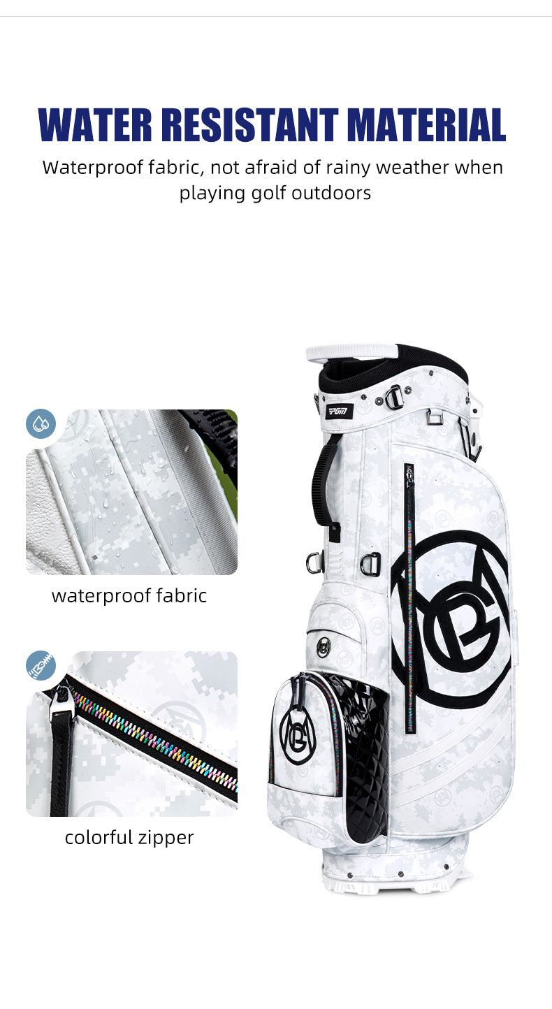PGM QB120 waterproof pu golf bags ladies custom logo stand golf bag