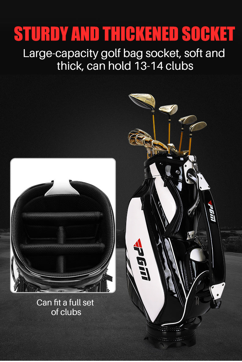 PGM QB080 brand name golf club bag waterproof PU leather golf cart bag