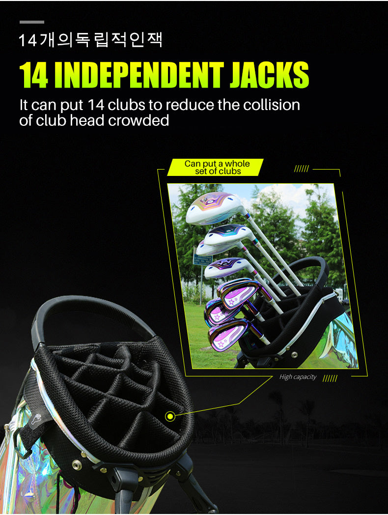 PGM QB063 custom standing sunday golf bag price logo luxury stand golf bag