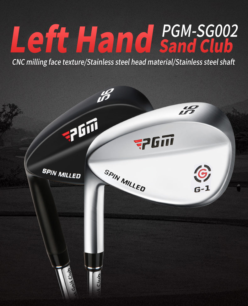 PGM SG002 Left handed stainless steel golf sand wedge
