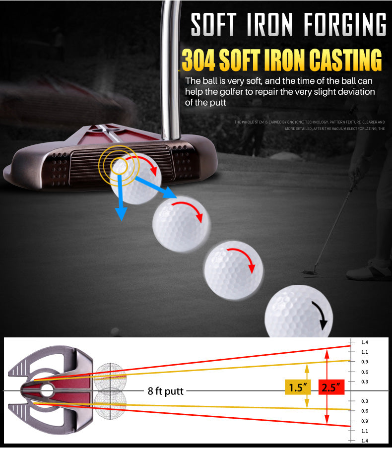 PGM TUG022 customized golf clubs golf putter cnc milled mallet golf putter