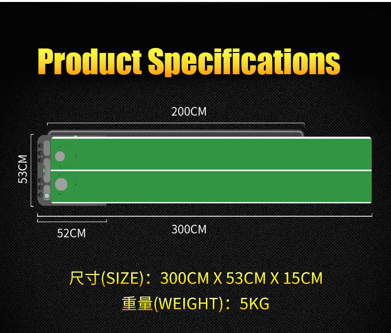 PGM TL010 adjustable slope golf practice mat outdoor auto ball return training golf mat