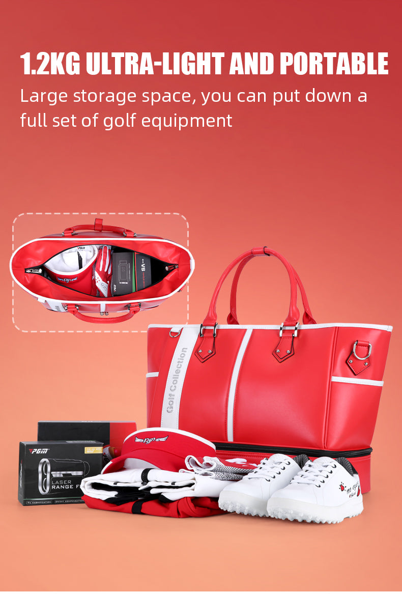 PGM YWB040 boston golf clothing sport bag lady microfiber waterproof carrier golf boston bag