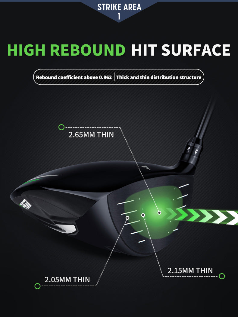 PGM MG033 golf driver large adjustable high rebound golf club driver