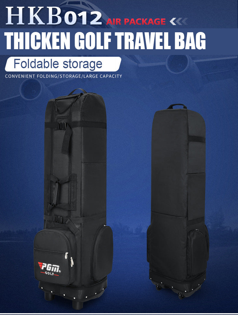PGM HKB012 durable nylon waterproof black golf travel cover bag tour golf bag