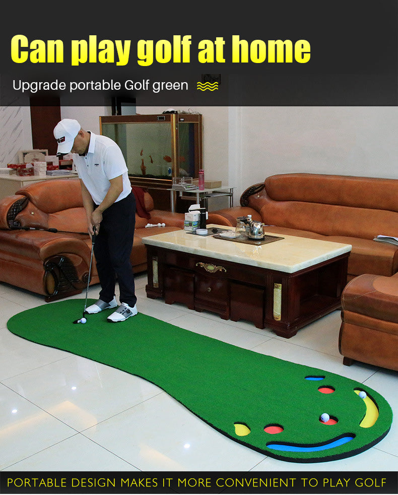 PGM GL002 Wholesale Indoor And outdoor floor nylon artificial grass turf mat practice golf putting mat training golf mat