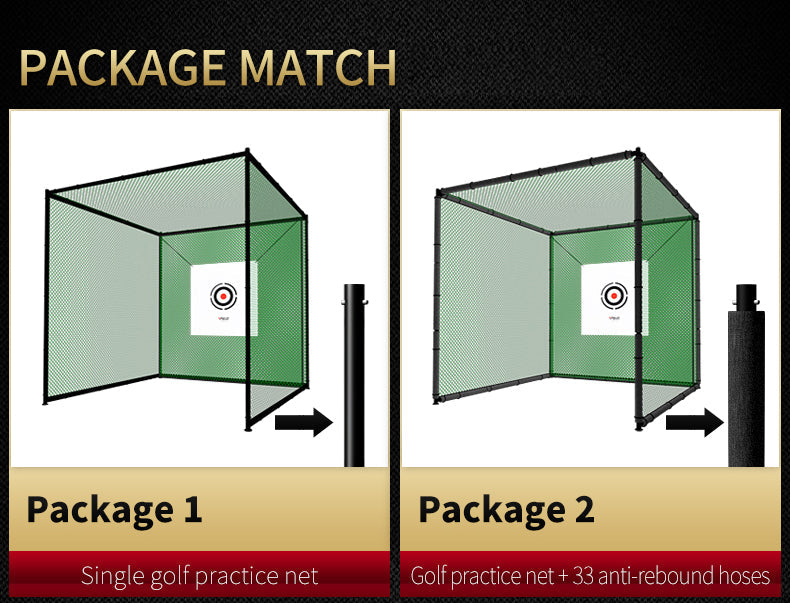 PGM LXW001 factory 3M golf cage training practice net return outdoor heavy duty golf nets for backyard driving