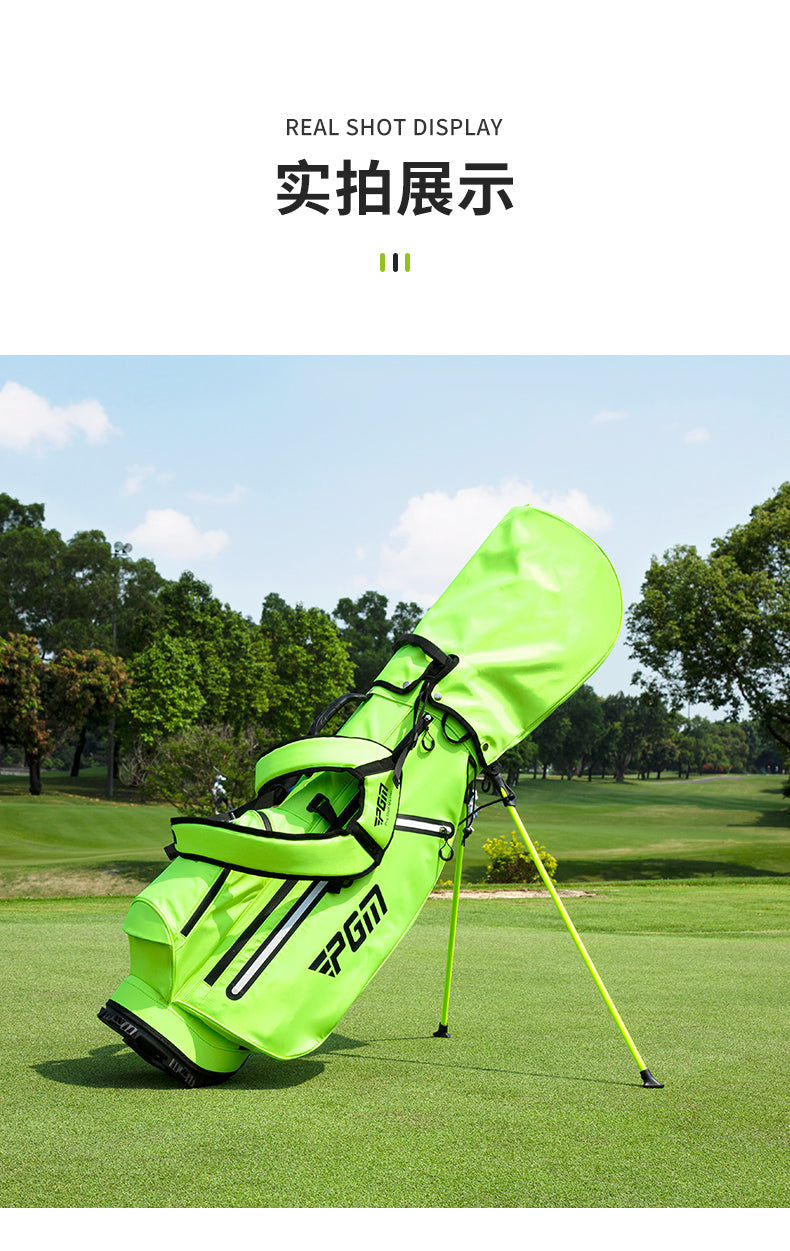 PGM QB116 golf carry stand bag waterproof personalized Korea style plaid golf bag
