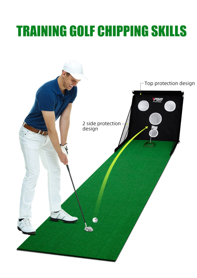 PGM TL033 portable big putting mat indoor chipping nylon putting mat