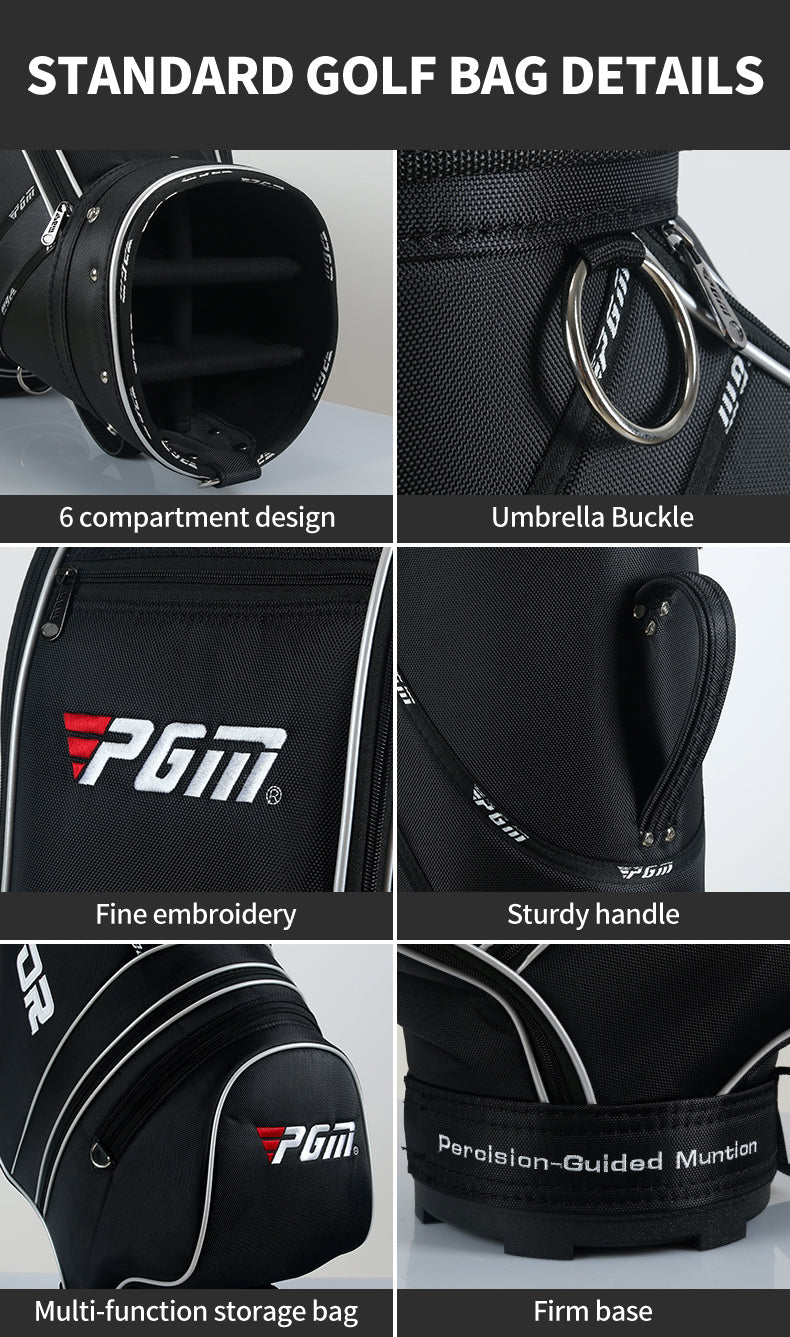 PGM QB005 wholesale nylon golf cart bag lightweight golf bag