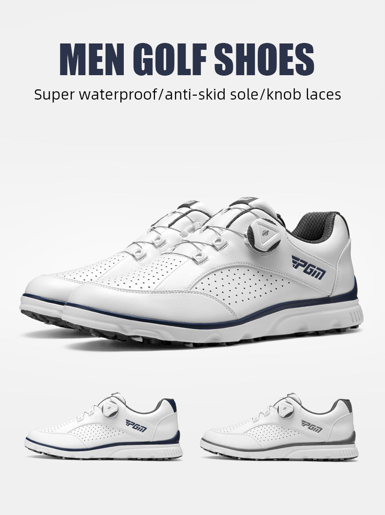 PGM XZ245 golf course shoes wholesale custom made blank golf shoes