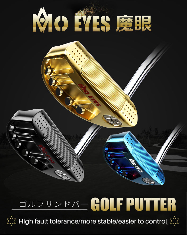 PGM TUG029 golf putter mallet club logo gold golf putter