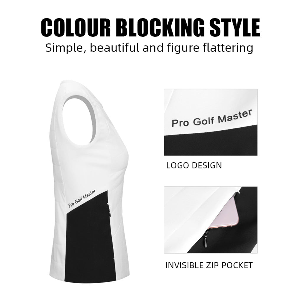 PGM YF498 ladies premium golf jacket outdoor casual sports quilted golf vest