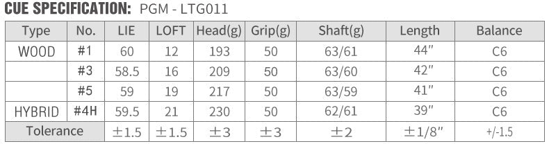 PGM LTG011 Yibang Hot Sale Titanium Alloy Golf Club for Women