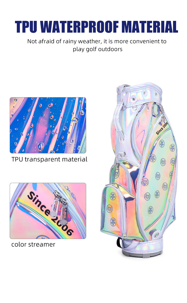 PGM QB125 wholesale waterproof golf bag sample TPU custom cart golf bag