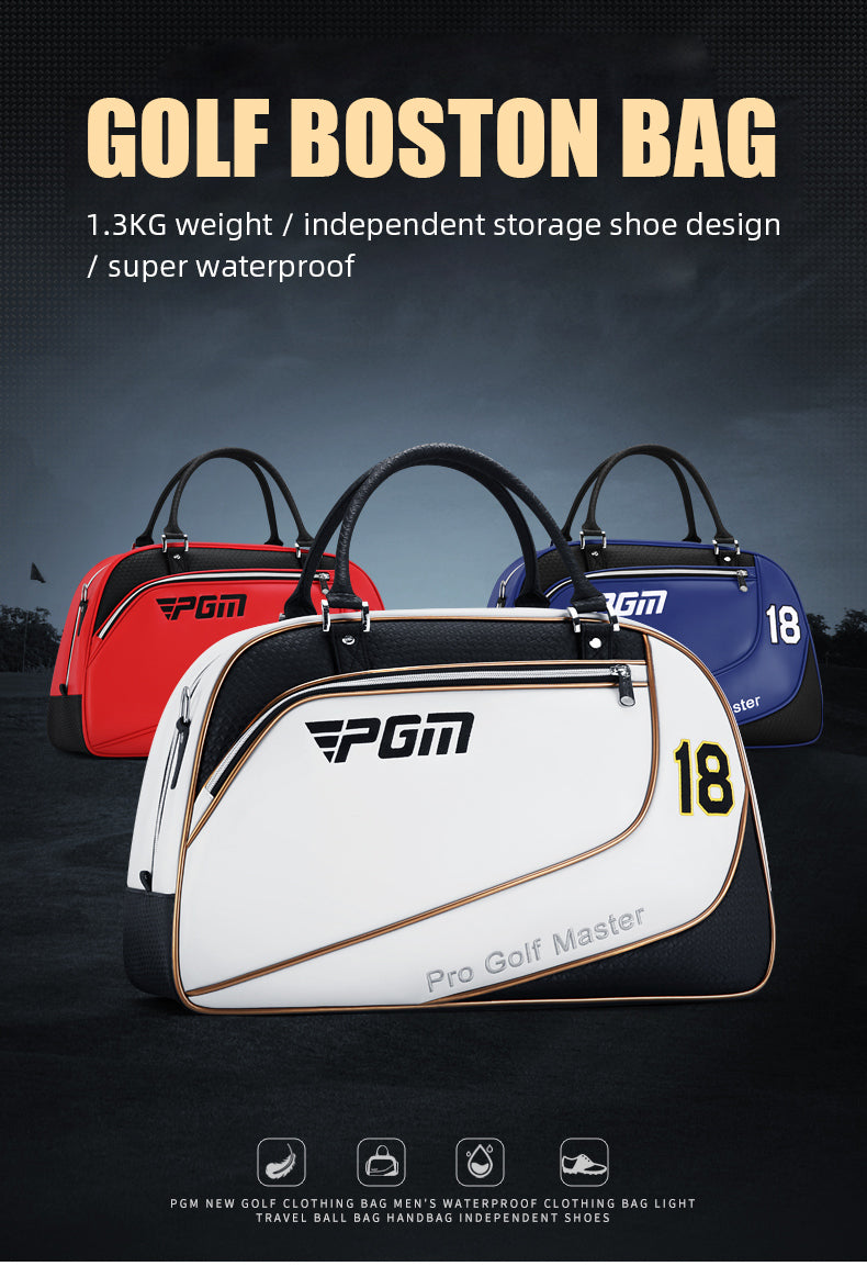 PGM YWB035 microfiber golf bag clothes waterproof men golf boston bag