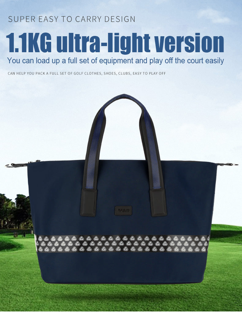 PGM YWB029 blue boston golf shoe bag large ladies golf boston bag