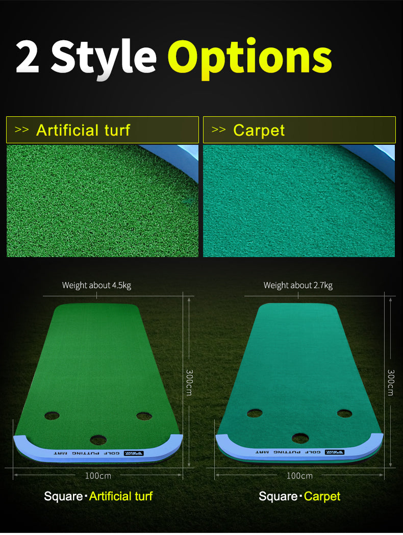 PGM GL012 mini putting green trainer indoor practice putting green