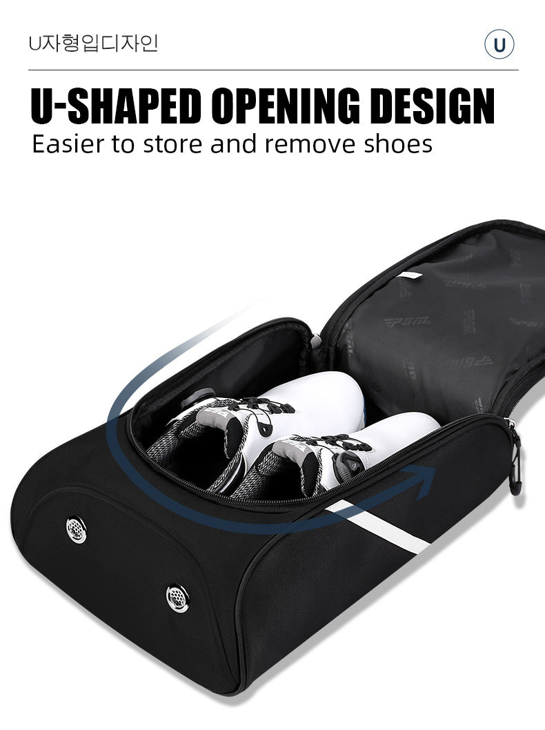 PGM XB005 wholesale golf shoe carry bag waterproof custom printed golf shoe bag