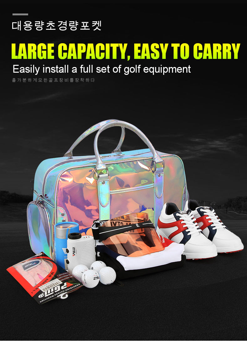 PGM YWB026 deluxe golf ladies shoe bags waterproof customized large golf boston bag
