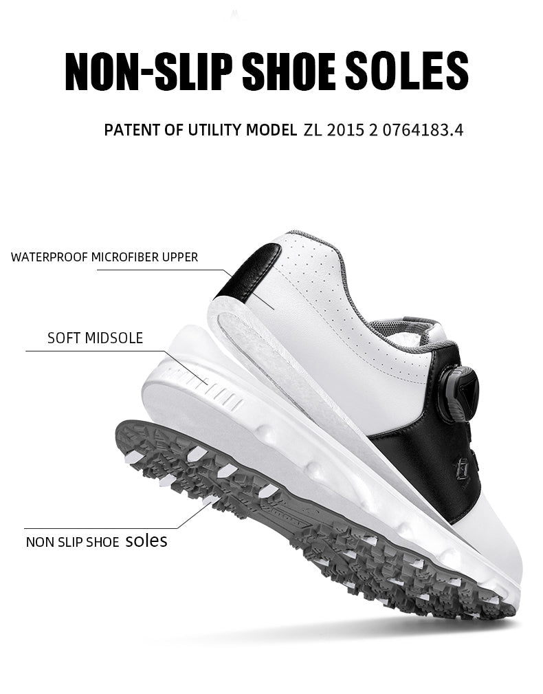 MOEYES M22XZ08 custom zapatos de golf men waterproof golf shoes