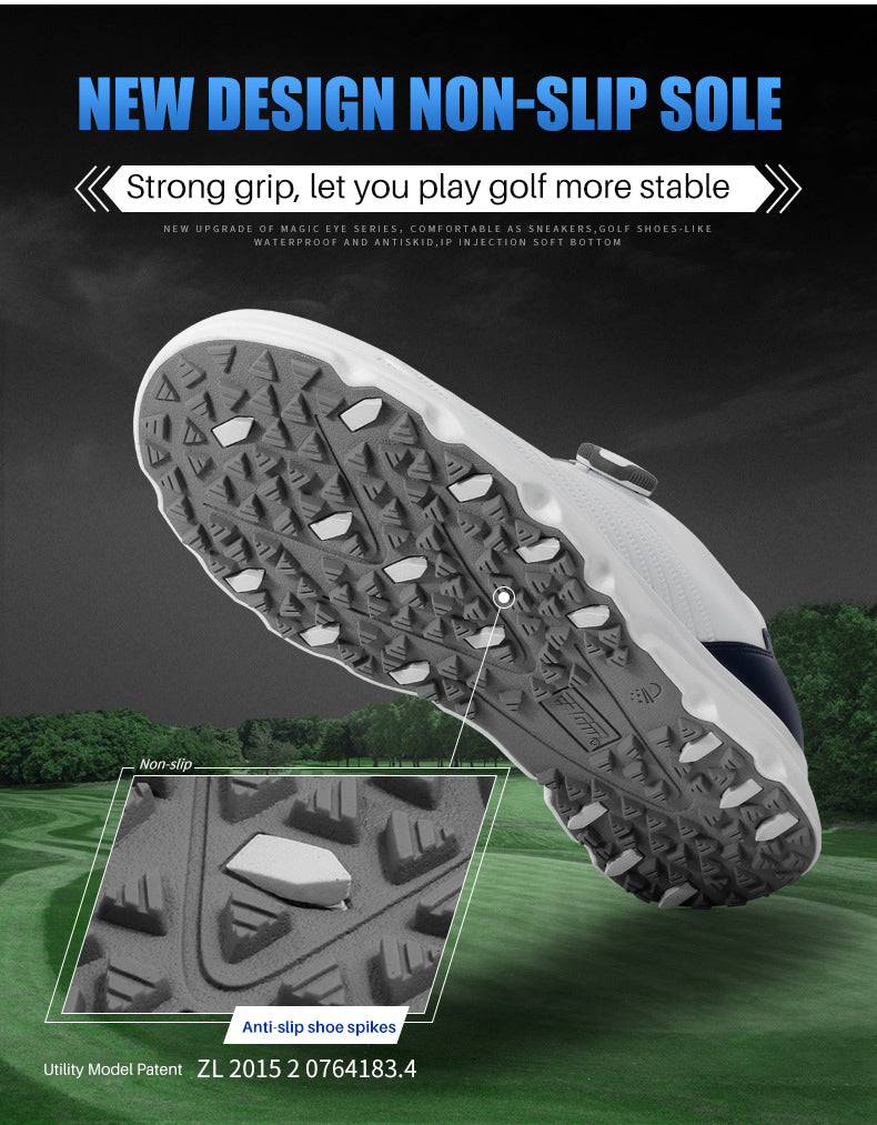 PGM XZ161 New Arrival Men's Anti-Slip Waterproof Auto-Lacing Golf Shoes