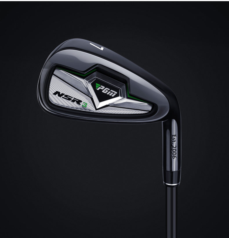PGM Tig033 NSR III Professional Men Stainless Steel Graphite Head Black Gold Golf Iron