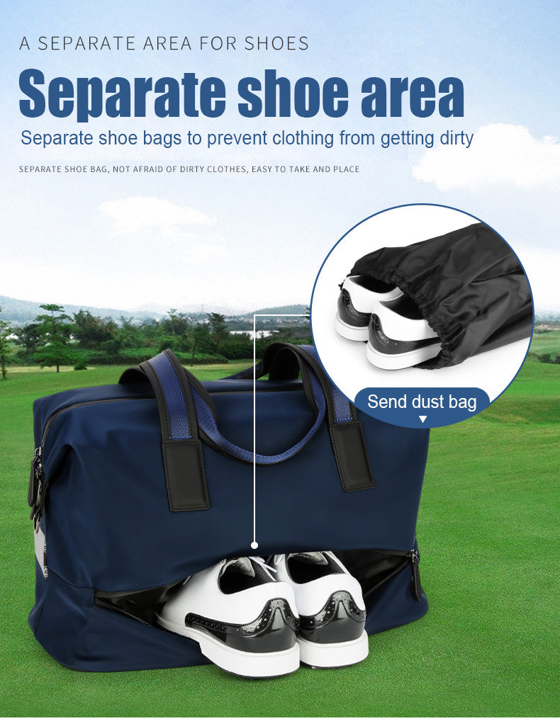 PGM YWB029 blue boston golf shoe bag large ladies golf boston bag