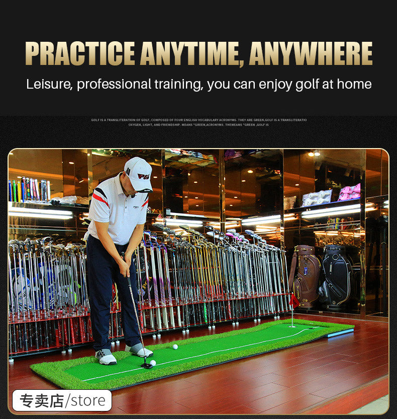 PGM GL001 golf putting green mat outdoor golf putting green with aiming line
