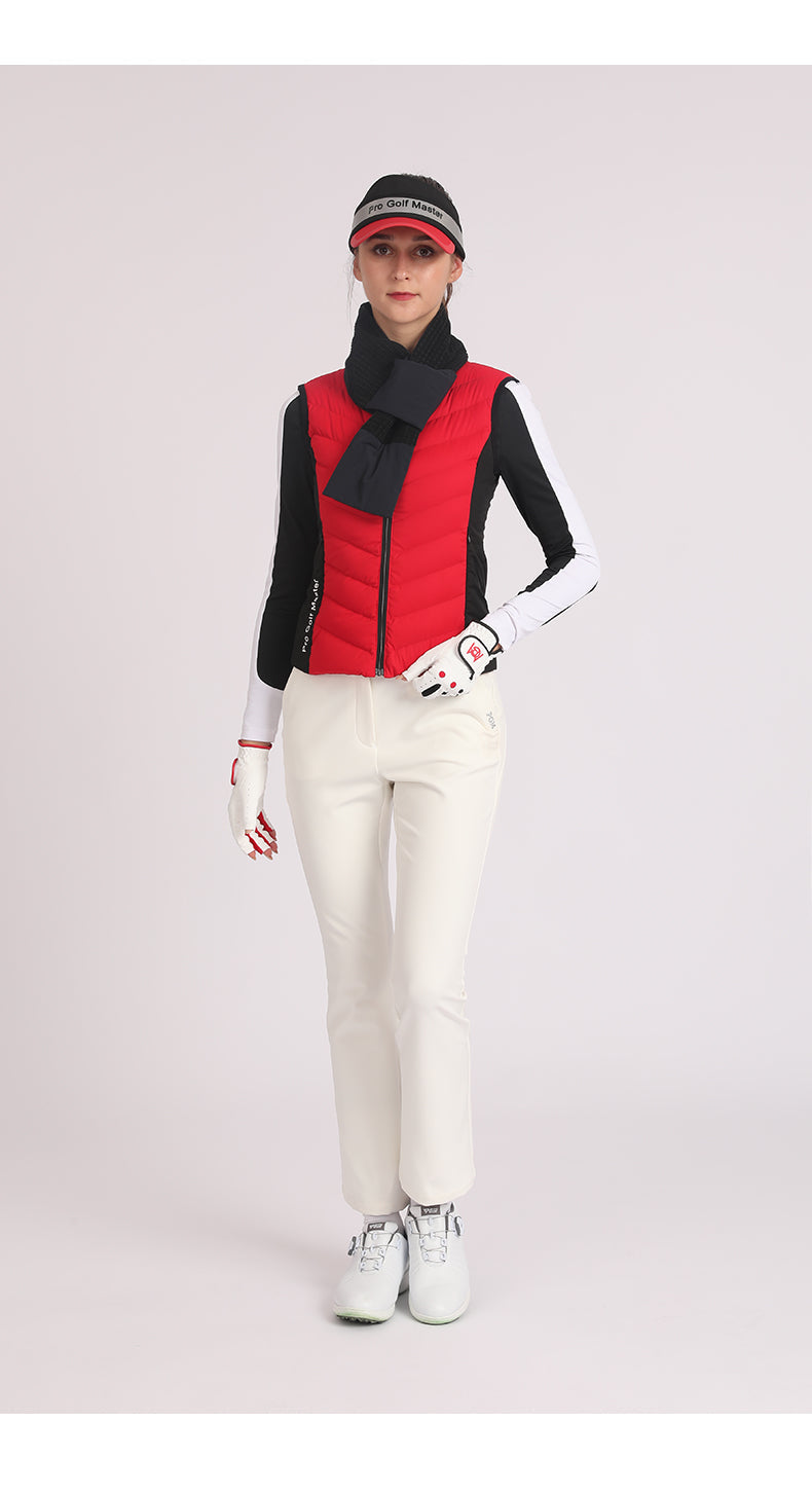 PGM YF521 korean style golf gilet womens full zip outerwear golf vest