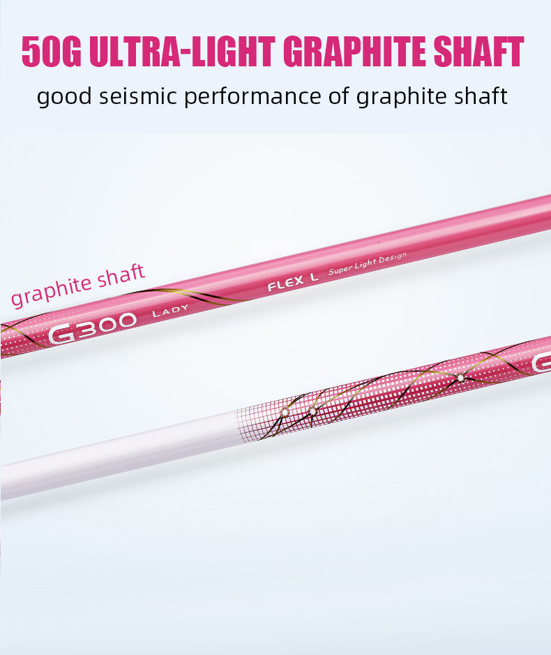 PGM MG025 titanium left hand golf driver practice custom logo pink ladies golf driver