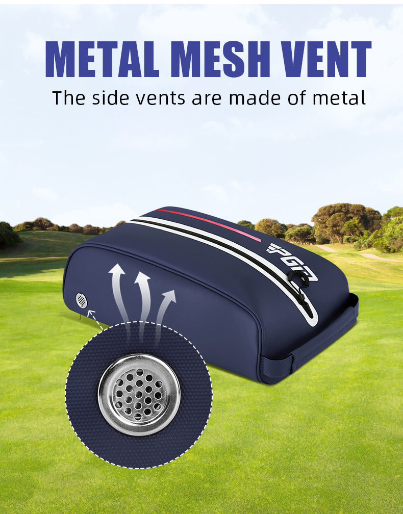 PGM XB006 custom golf shoe bag waterproof nylon fabric golf shoe bags