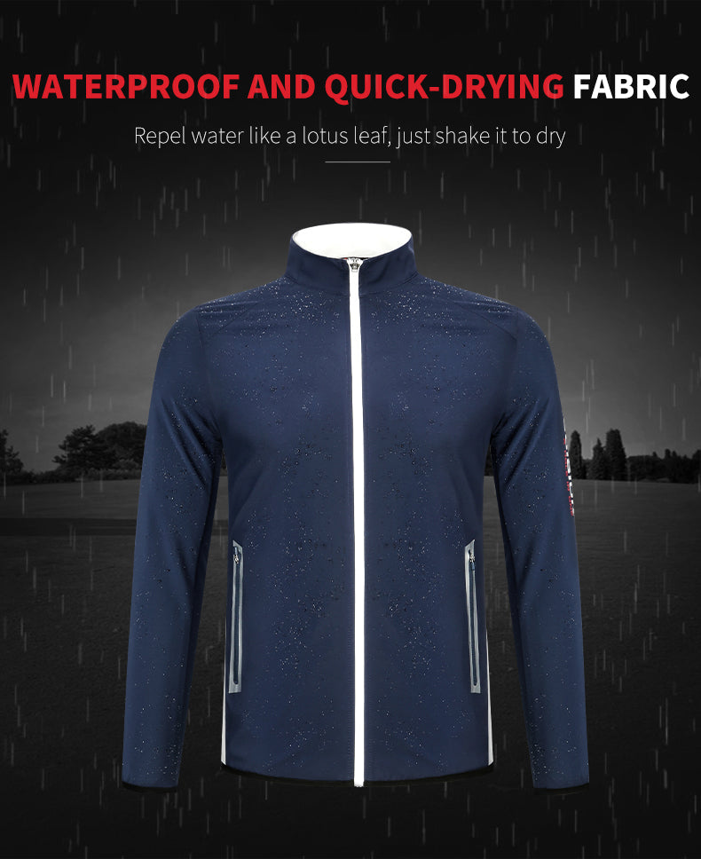 PGM YF376 clothes suppliers man golf rain jacket waterproof softshell fashionable golf jacket