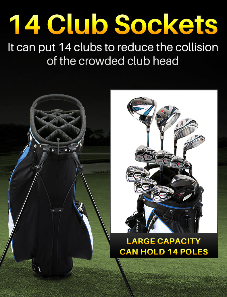 PGM QB026 custom golf stand bag lightweight golf bag with full 14 dividers