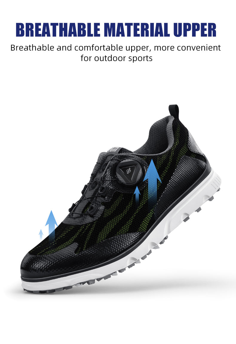 PGM XZ228 wholesale rubber men golf shoes lightweight mesh golf shoes