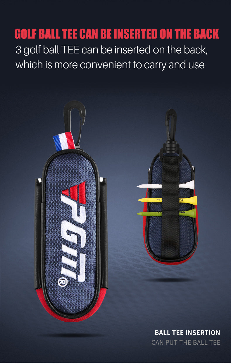 PGM SOB005 golf ball mini waist pouch bag portable customised golf ball bag