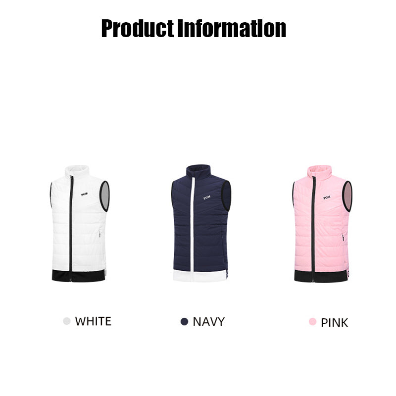 PGM YF512 junior winter golf jacket polyester girl sport golf vest