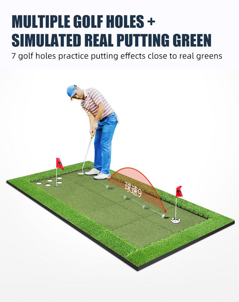 PGM GL019 mini golf outdoor carpet putting green kits portable nylon putting green
